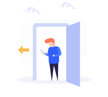 Signed out illustration